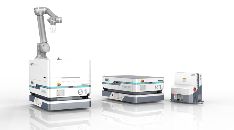 ibet數位開發的自主式移動機器人（AMR250M），搭配全向輪並結合AI演算法、2D LiDAR、3D攝影機等技術，協助客戶實現產線全自動化